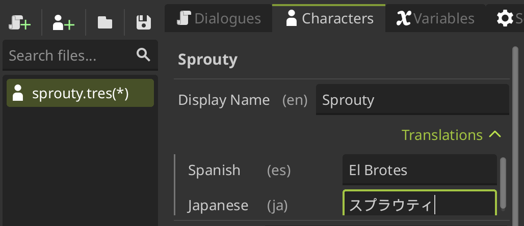 Display Name Translation