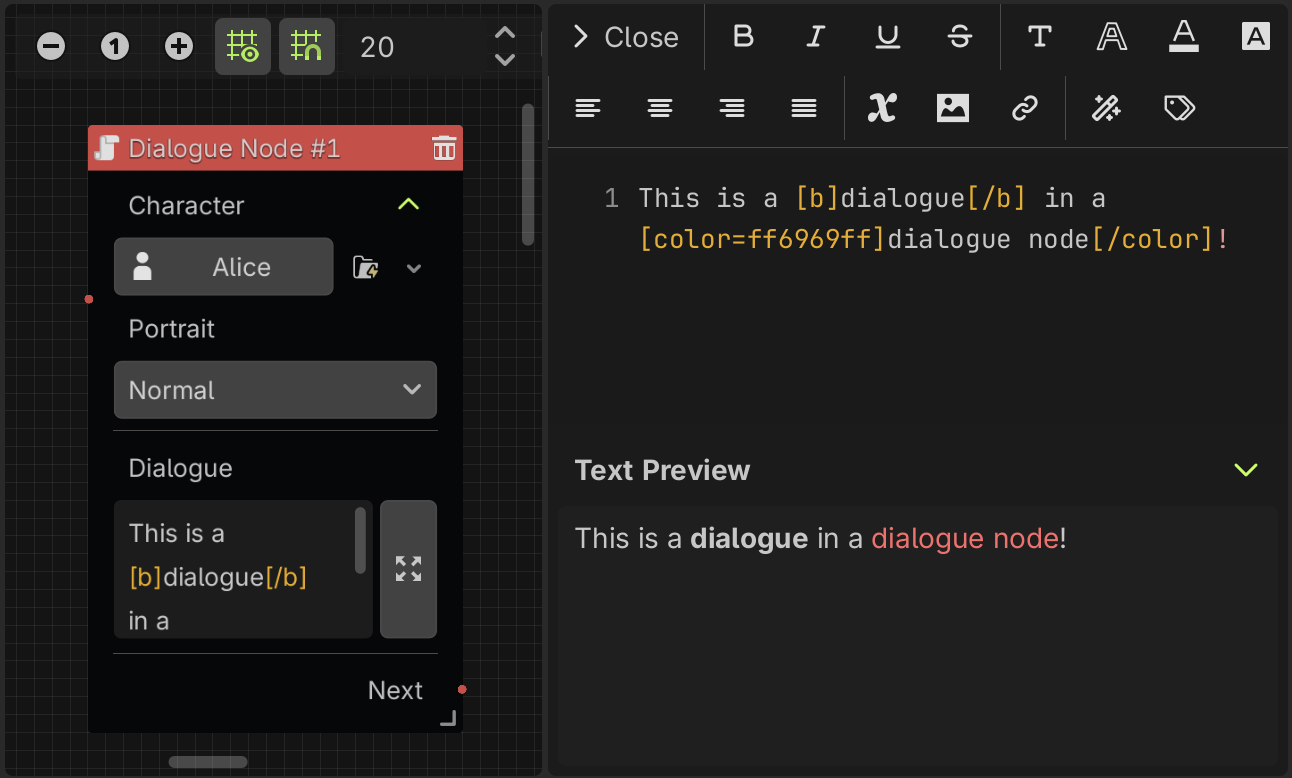Dialogue Node