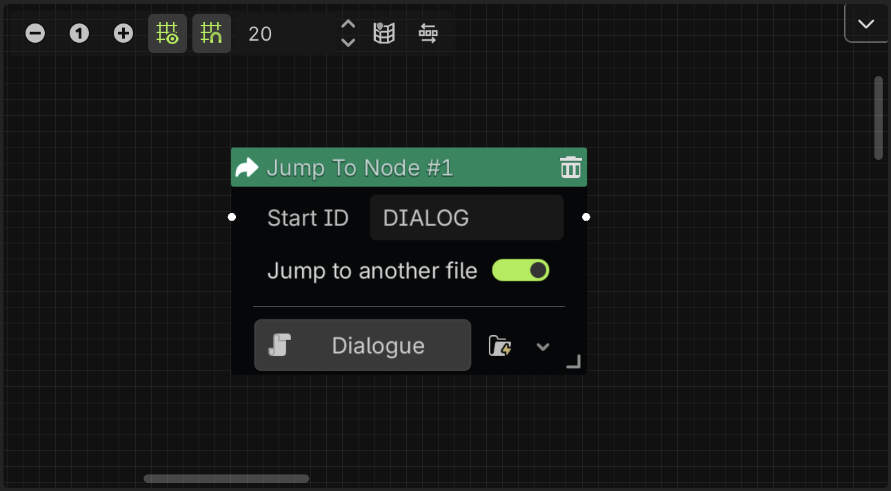 Jump to another dialog